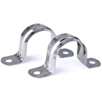 10MM Abrazadera de Tubo Abrazadera de Fijación de Tubo 304 Acero Inoxidable U-Tube Clamp 20pcs Anillo de Conexión…